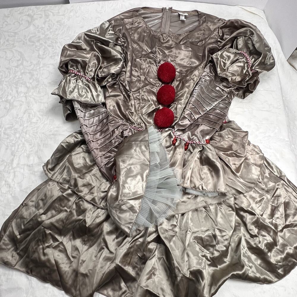 IT Pennywise Ch 2 Women’s Plus Size 18-20 Costume Official Warner Bros Halloween